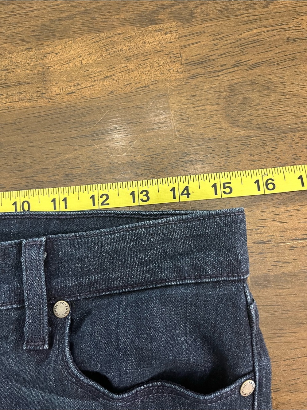 PAIGE Womens Dark Wash Skinny Jeans Verdugo Ankle Pants Classic Stretch Sz 29 - Picture 14 of 16
